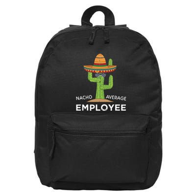 Fun Hilarious Funny Employee Appreciation Saying 16 in Basic Backpack