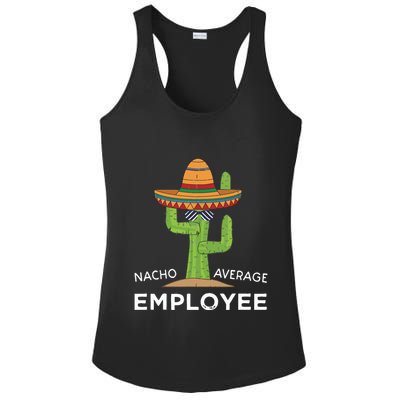 Fun Hilarious Funny Employee Appreciation Saying Ladies PosiCharge Competitor Racerback Tank