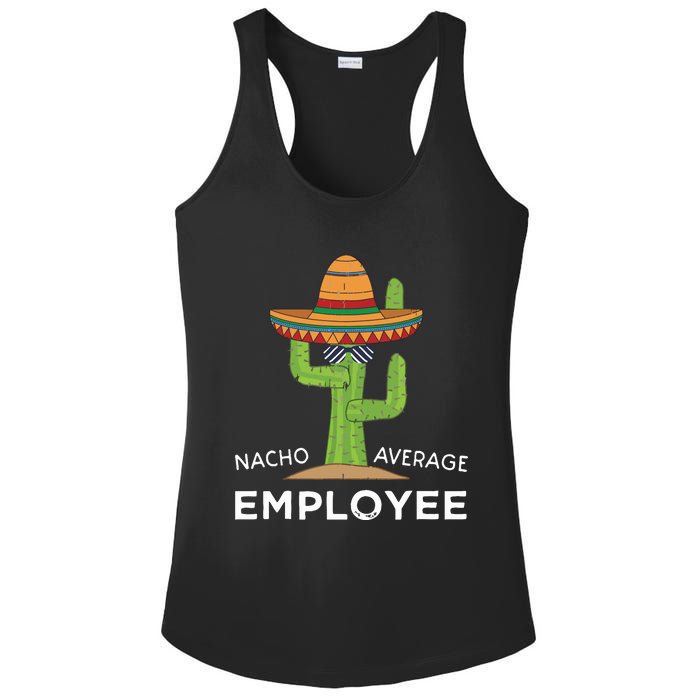 Fun Hilarious Funny Employee Appreciation Saying Ladies PosiCharge Competitor Racerback Tank