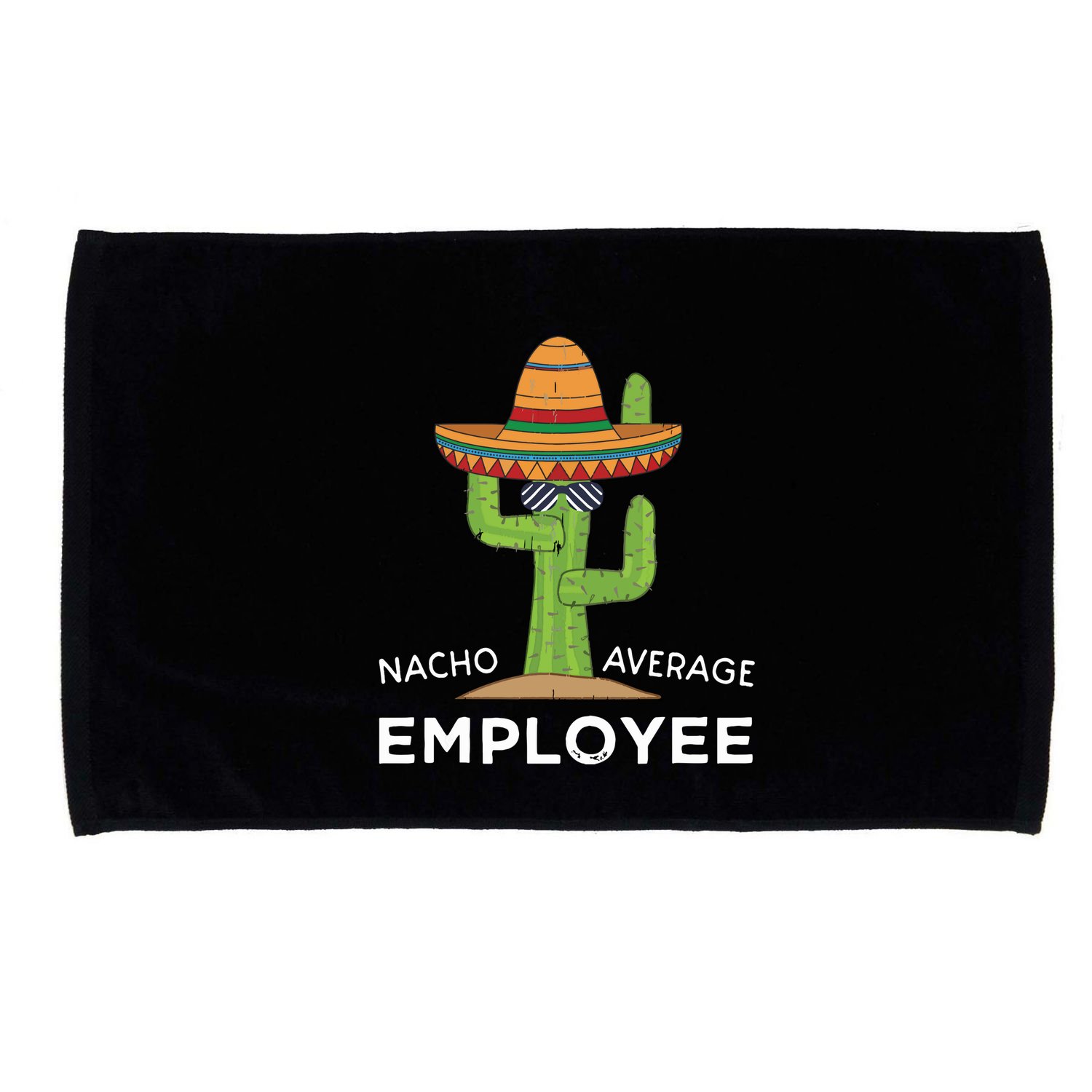 Fun Hilarious Funny Employee Appreciation Saying Microfiber Hand Towel