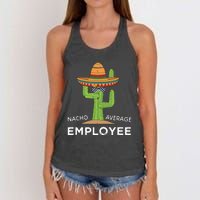 Fun Hilarious Funny Employee Appreciation Saying Women's Knotted Racerback Tank