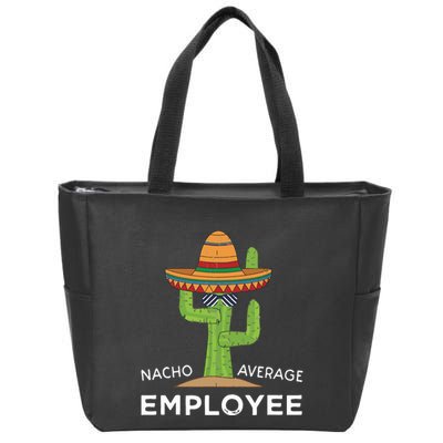 Fun Hilarious Funny Employee Appreciation Saying Zip Tote Bag