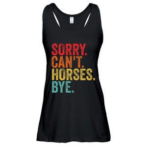 Funny Horse Ladies Essential Flowy Tank