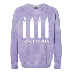 FORK HANDLES FOUR CANDLES Colorblast Crewneck Sweatshirt