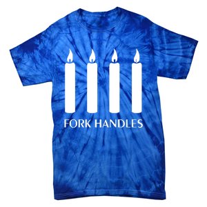 FORK HANDLES FOUR CANDLES Tie-Dye T-Shirt