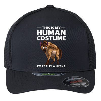 Funny Hyena For Wo Zoo Keeper Africa Tanzania Animal Flexfit Unipanel Trucker Cap