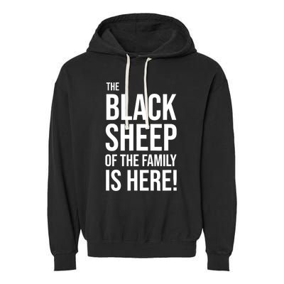 Funny Holiday Family Function, Black Sheep of the Family Garment-Dyed Fleece Hoodie