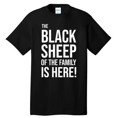 Funny Holiday Family Function, Black Sheep of the Family Tall T-Shirt