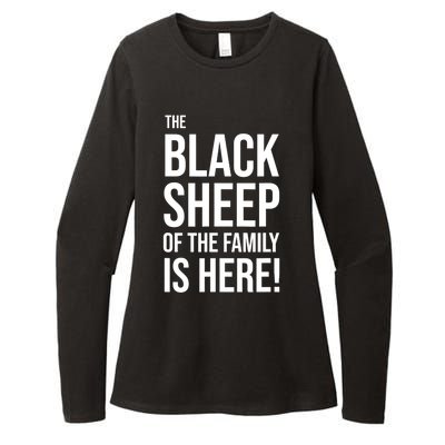 Funny Holiday Family Function, Black Sheep of the Family Womens CVC Long Sleeve Shirt