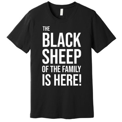 Funny Holiday Family Function, Black Sheep of the Family Premium T-Shirt