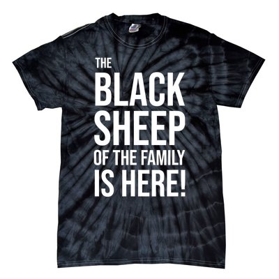 Funny Holiday Family Function, Black Sheep of the Family Tie-Dye T-Shirt