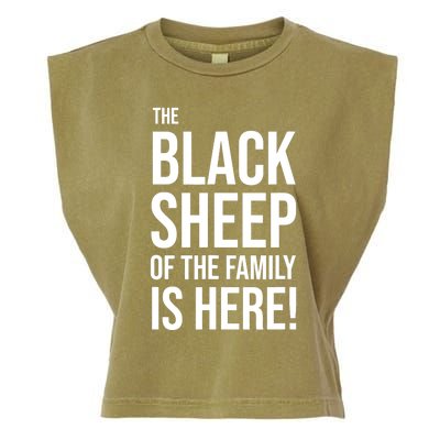 Funny Holiday Family Function, Black Sheep of the Family Garment-Dyed Women's Muscle Tee