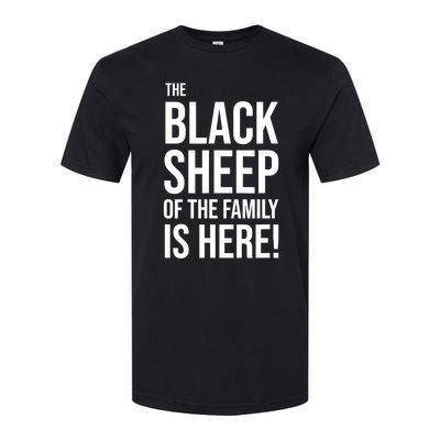 Funny Holiday Family Function, Black Sheep of the Family Softstyle CVC T-Shirt