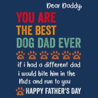 Funny Happy Fathers Day From Dog Treats To Dad Quote Fathers Day Paw Dog Dad Cooling Performance Crew T-Shirt