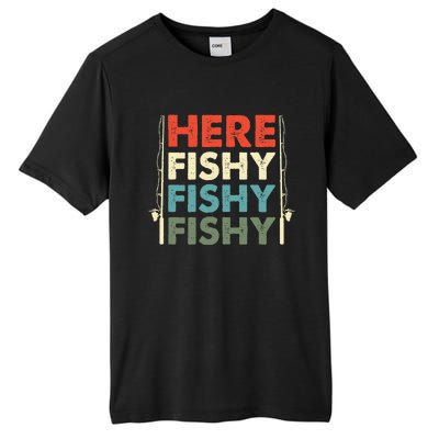 Fish Hunting Fishing Fishrod Fisherman Tall Fusion ChromaSoft Performance T-Shirt