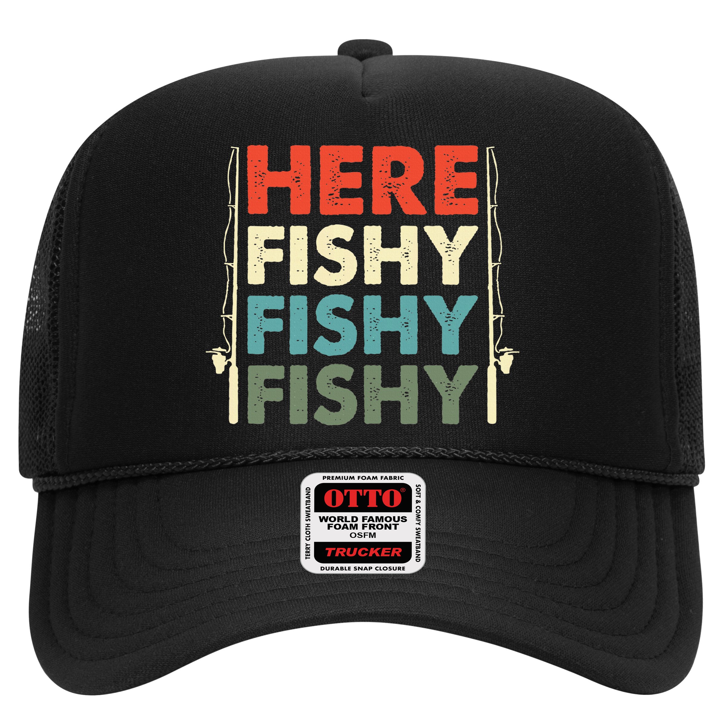 Fish Hunting Fishing Fishrod Fisherman Hat