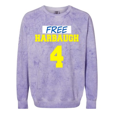 Free Harbaugh Colorblast Crewneck Sweatshirt