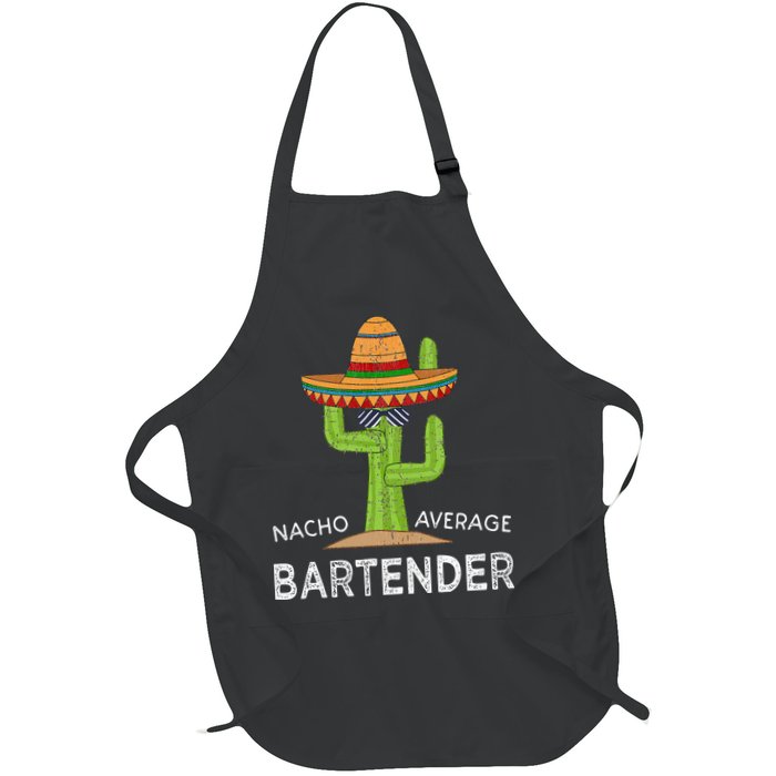 Fun Hilarious Funny Bartending Bartender Full-Length Apron With Pockets