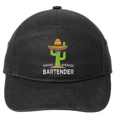 Fun Hilarious Funny Bartending Bartender 7-Panel Snapback Hat