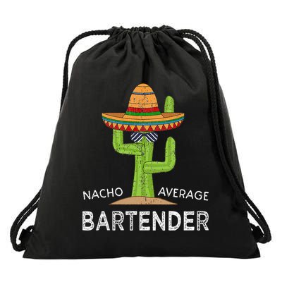 Fun Hilarious Funny Bartending Bartender Drawstring Bag
