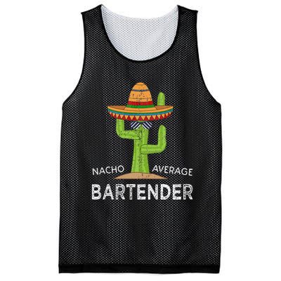 Fun Hilarious Funny Bartending Bartender Mesh Reversible Basketball Jersey Tank