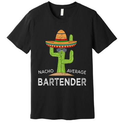 Fun Hilarious Funny Bartending Bartender Premium T-Shirt