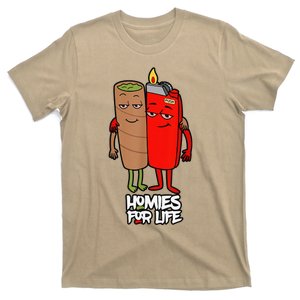 Funny Homies For Life Weed T-Shirt