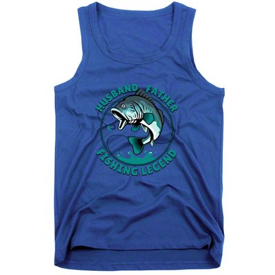 Funny Husband, Father, Fishing Legend Father's Day Gift Tank Top