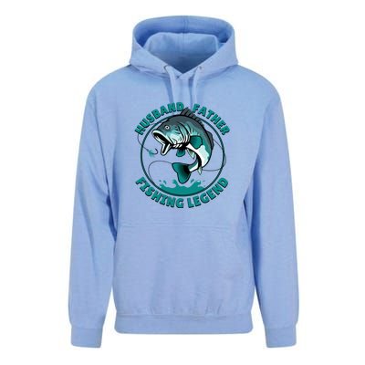 Funny Husband, Father, Fishing Legend Father's Day Gift Unisex Surf Hoodie