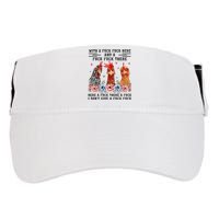 Fuck Here Fuck There I DonT Give A Fuck Adult Drive Performance Visor