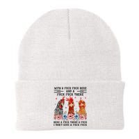 Fuck Here Fuck There I DonT Give A Fuck Knit Cap Winter Beanie