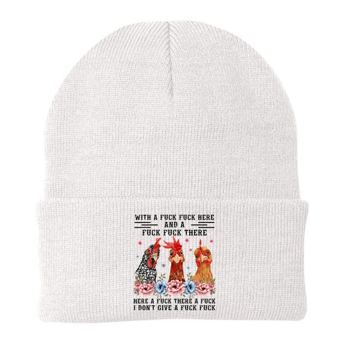 Fuck Here Fuck There I DonT Give A Fuck Knit Cap Winter Beanie