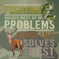 Funny Hunting Fishing Solves Most Of My Problems Gift Legacy Tie Dye Trucker Hat