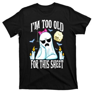 Funny Halloween For Women Ghost Face Costume Gift T-Shirt