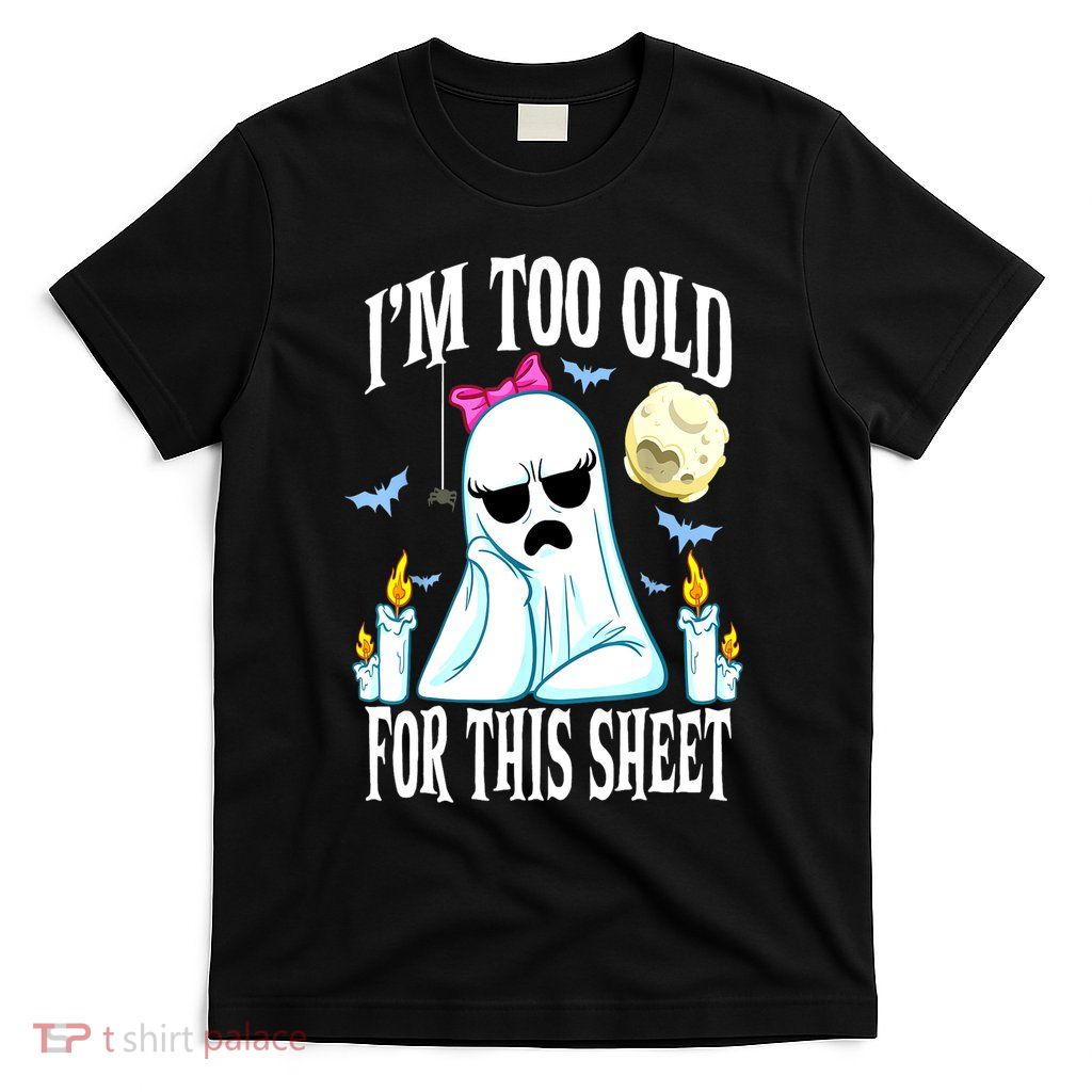 Funny Halloween For Women Ghost Face Costume Gift T-Shirt