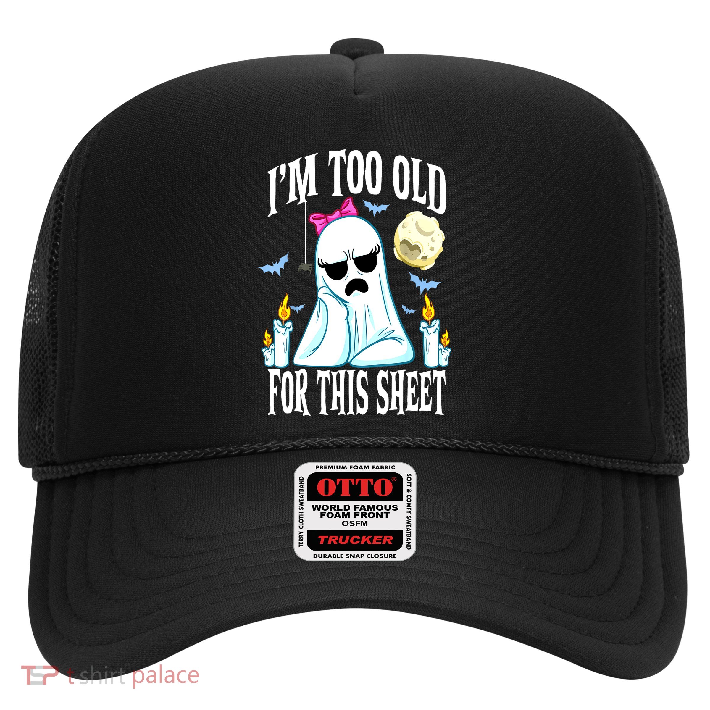 Funny Halloween For Women Ghost Face Costume Gift Trucker Hat