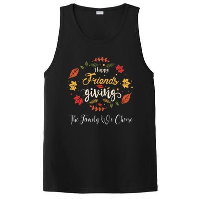 Funny Happy Friendsgiving Turkey Friends Giving PosiCharge Competitor Tank