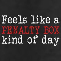 Funny Hockey Feels Like A Penalty Box Day Hockey Player Adult Drive Performance Visor