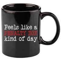 Funny Hockey Feels Like A Penalty Box Day Hockey Player 11oz C Handle Ceramic Mug