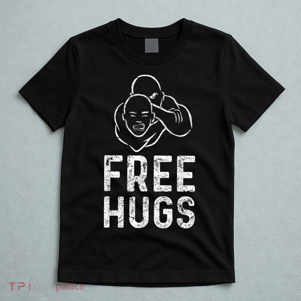Free Hugs Funny Brazilian Jiujitsu Mma Bjj T-Shirt