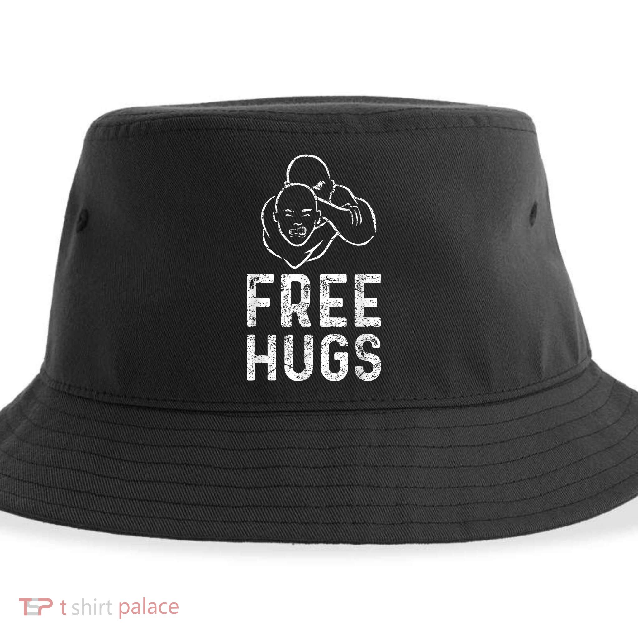 Free Hugs Funny Brazilian Jiujitsu Mma Bjj Sustainable Bucket Hat