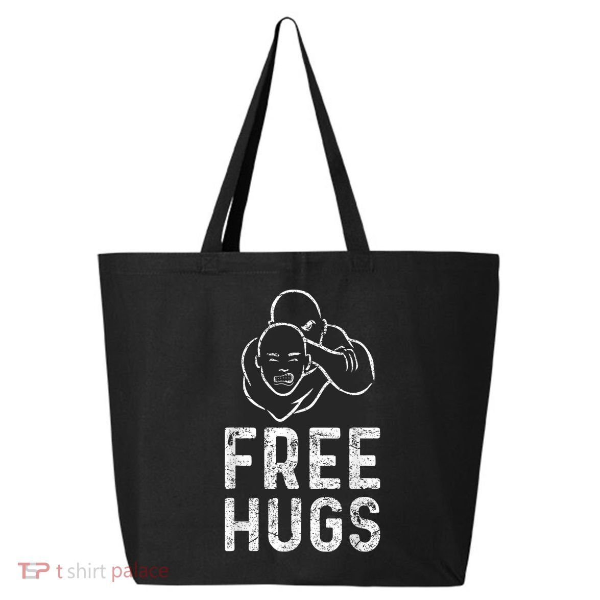 Free Hugs Funny Brazilian Jiujitsu Mma Bjj 25L Jumbo Tote