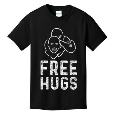 Free Hugs Funny Brazilian Jiujitsu Mma Bjj Kids T-Shirt