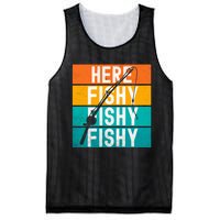 Fishing Here Fishy Mesh Reversible Basketball Jersey Tank