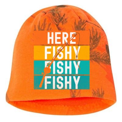 Fishing Here Fishy Kati - Camo Knit Beanie