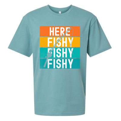 Fishing Here Fishy Sueded Cloud Jersey T-Shirt