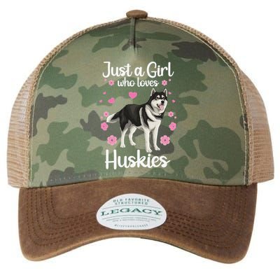 Funny Huskies For Pup Siberian Husky Dog Lovers Legacy Tie Dye Trucker Hat
