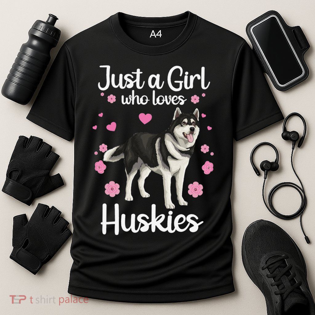 Funny Huskies For Pup Siberian Husky Dog Lovers Performance Shirt