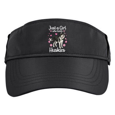 Funny Huskies For Pup Siberian Husky Dog Lovers Adult Drive Performance Visor