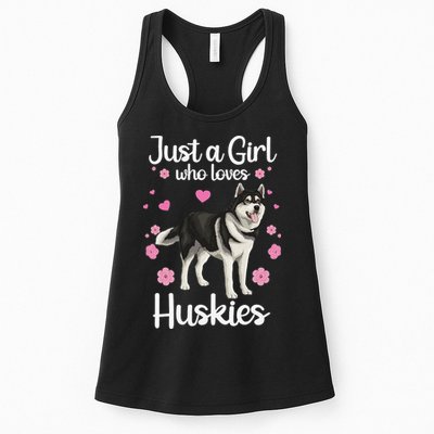 Funny Huskies For Pup Siberian Husky Dog Lovers Womens Tank Top